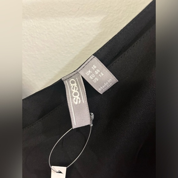 ASOS Flowy Tank Top Black 14 - Picture 3 of 7